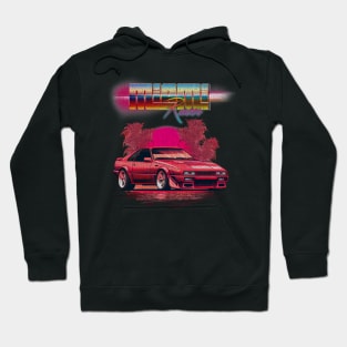 Retro sports car 80's. Miami Racer Hoodie